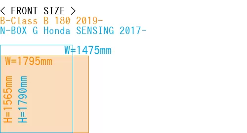#B-Class B 180 2019- + N-BOX G Honda SENSING 2017-